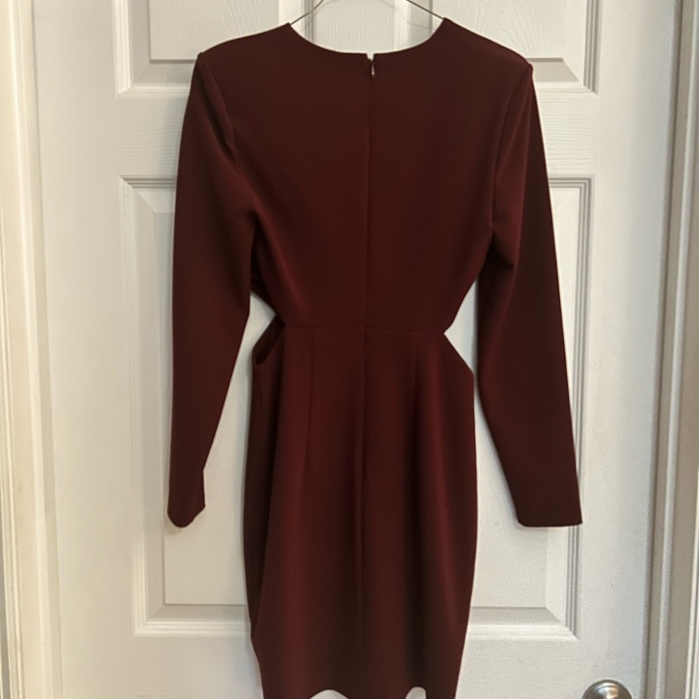 Express Long Sleeve Cut out mini dress